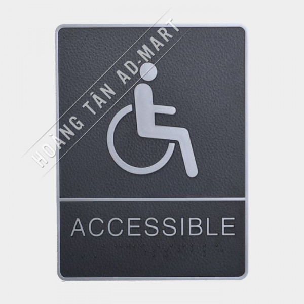 bảng chỉ dẫn accessible toilet