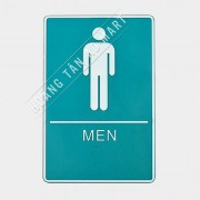bảng chỉ dẫn toilet nam nhiều màu