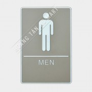 bảng chỉ dẫn toilet nam nhiều màu