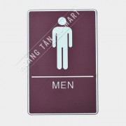 bảng chỉ dẫn toilet nam nhiều màu
